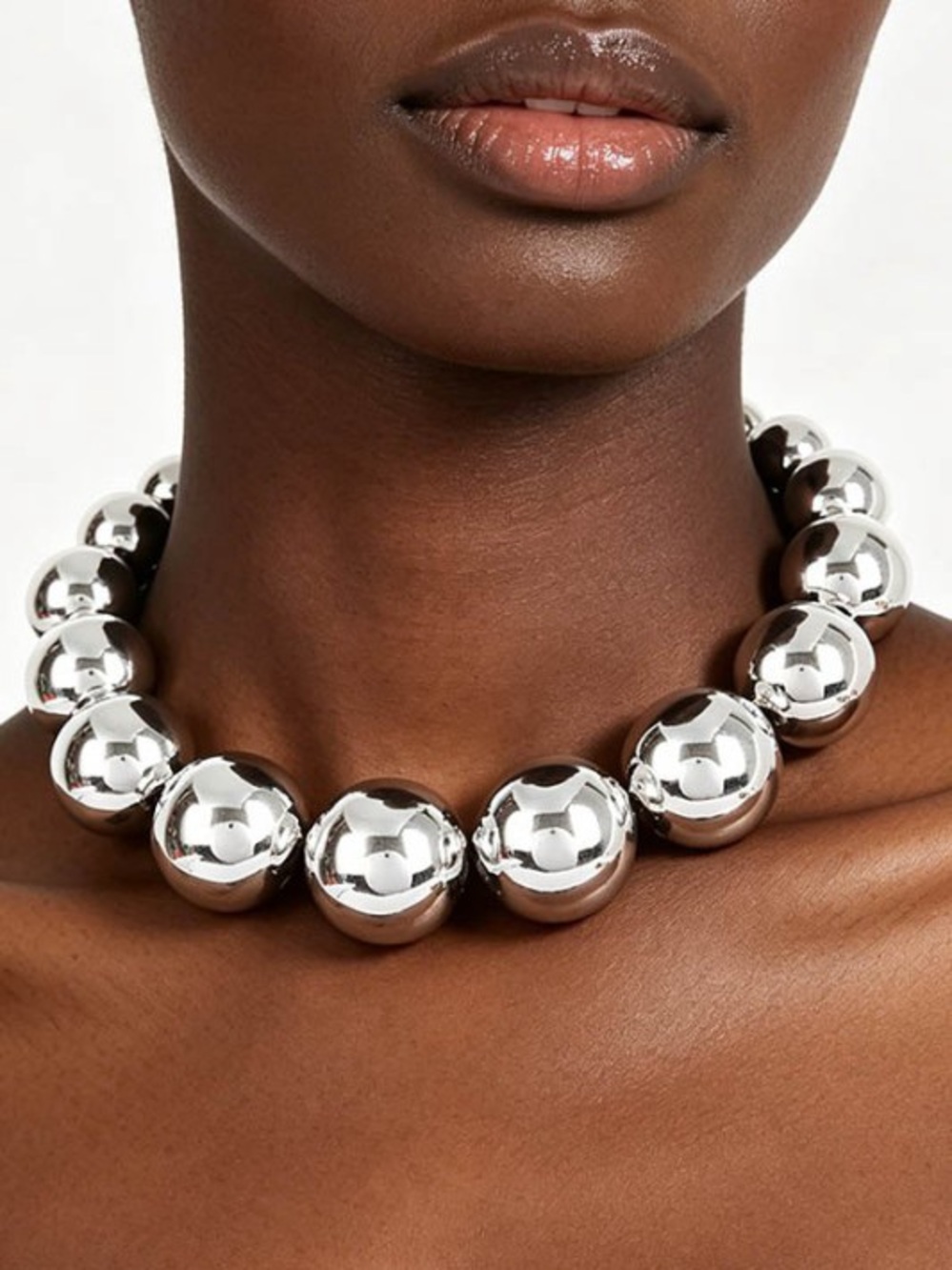 Multi Round Bead Necklace - Picture 6 of 9